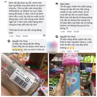BÌNH SỮA PIGEON NỘI ĐỊA NHẬT