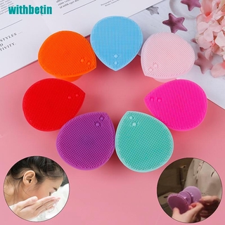 (Hàng Mới Về) Miếng Silicone Rửa Mặt Tẩy Tế Bào Chết Loại Bỏ Mụn Đầu Đen