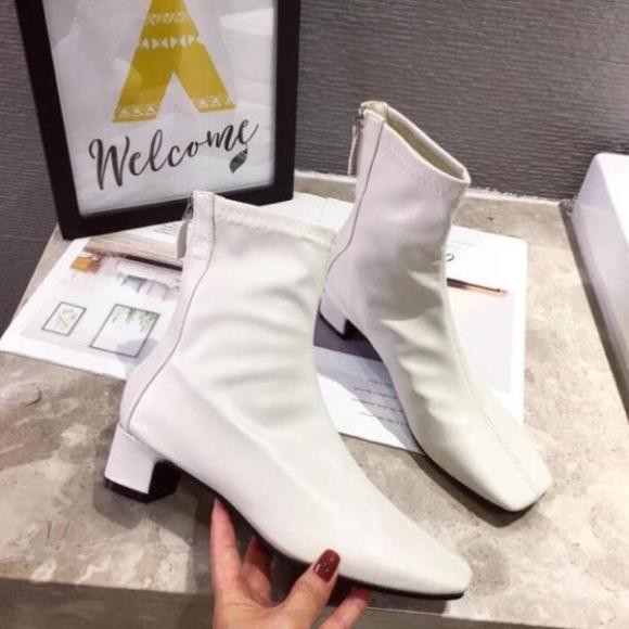 (Real) . | Bil | Bốt boot da lửng gót trụ 5 cm fullbox hàng quảng châu cao cấp . ! . . ! . ak34 * Mck Yono ⁿ | BigBuy360 - bigbuy360.vn