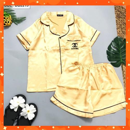 [ẢNH THẬT] ( ĐỒ NỮ ĐẸP ) ĐỒ BỘ QUẦN ĐÙI PJAMA THÊU CHỮ X