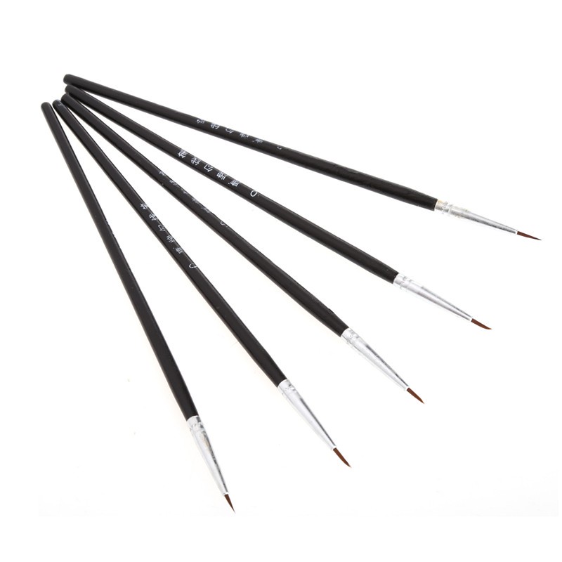 Set 5 Cọ Vẽ Màu Nước Chuyên Nghiệp