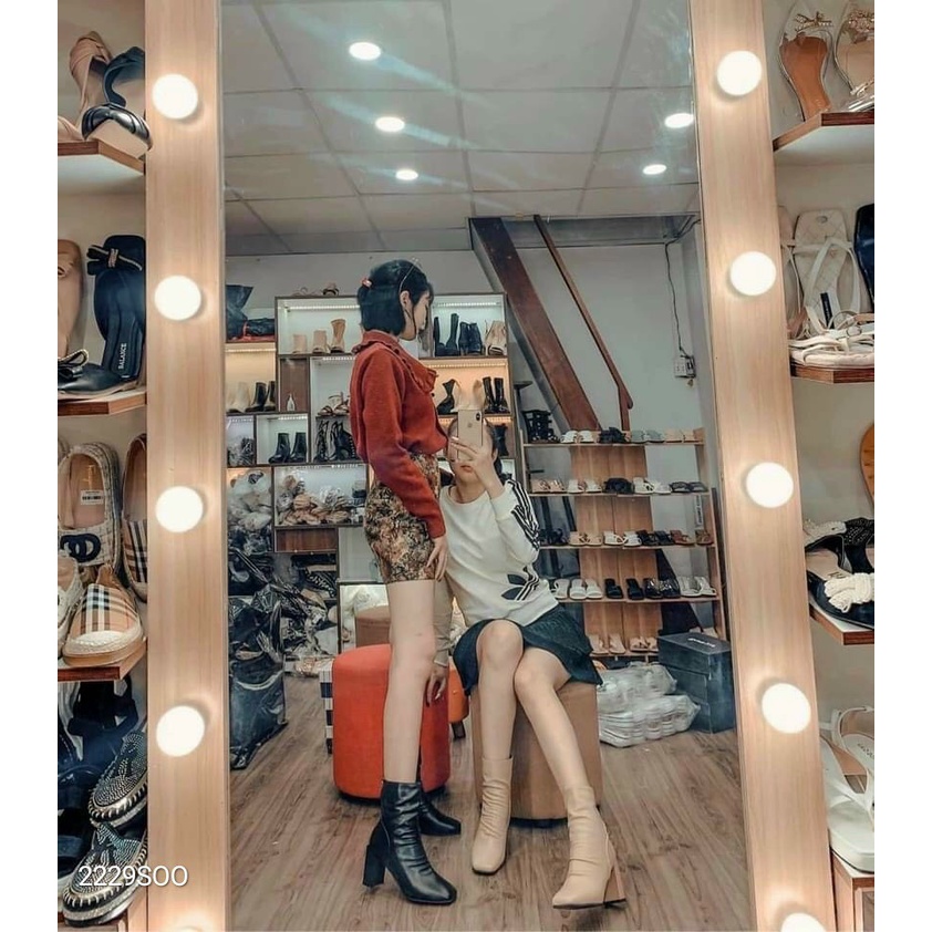 BOOT NỮ, BỐT THỜI TRANG, BOOT NỮ, GIÀY ĐÔNG CAO GÓT DA MỀM SANG CHẢNH | BigBuy360 - bigbuy360.vn