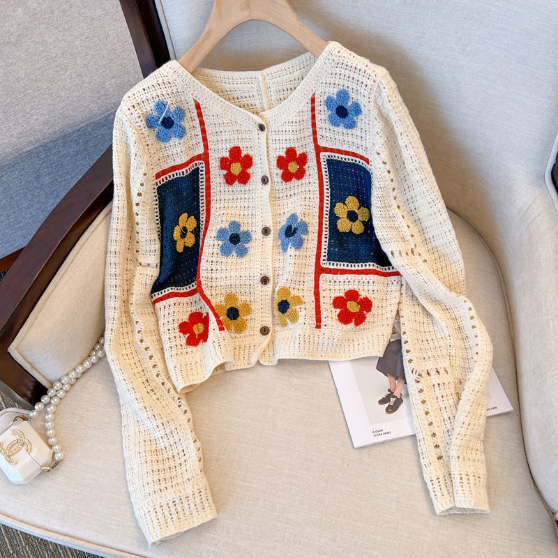Áo Khoác Cardigan Dệt Kim Tay Dài Phong Cách Mới  tao bao