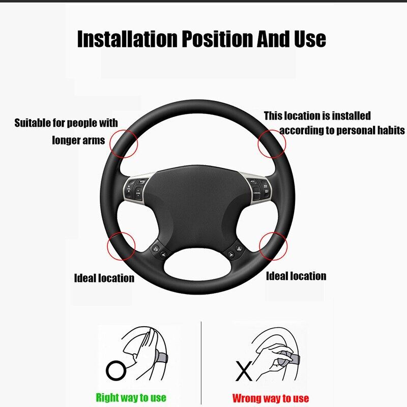 Bóng Trợ Lực Vô Lăng Xoay 360 Bằng Kim Loại Cho Mitsubishi Outlander Lancer ASX Pajero Eclipse Xpander