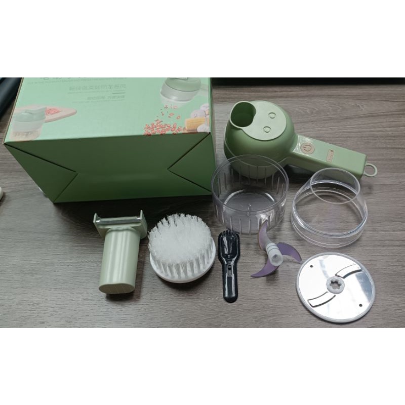 Máy Xay, Máy Thái Rau Củ Cầm Tay Sạc Pin Xay Tỏi Xay Ớt Tiện Lợi Đa Năng Cho Nhà Bếp