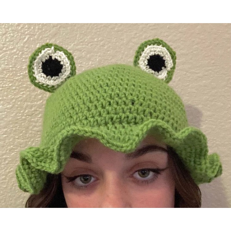 Nón bucket len dễ thương