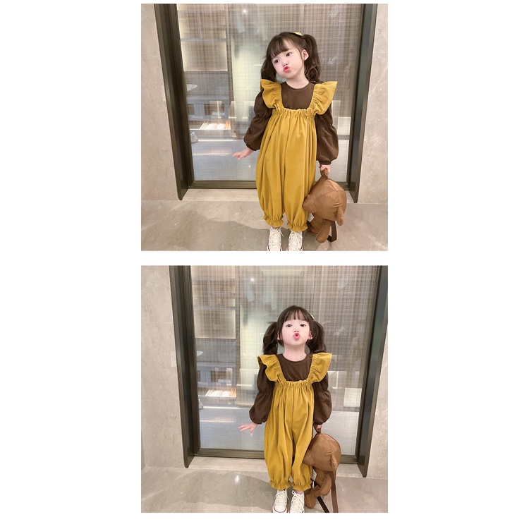 Set trang phục IQ ANGEL thiết kế mới thời trang mùa xuân thu phong cách phương Tây dành cho bé gái