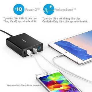 Sạc Anker PowerPort + 5 USB-C A2053 - 5 cổng, 60W