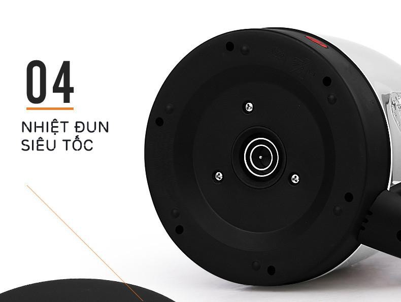 Bình Đun Siêu Tốc 1.8L 1500W - An toàn cho mọi gia