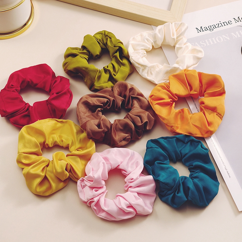 Vòng buộc tóc nhiều màu tùy chọn Retro