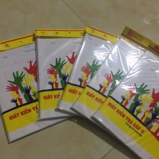 GIẤY KIỂM TRA CẤP 2