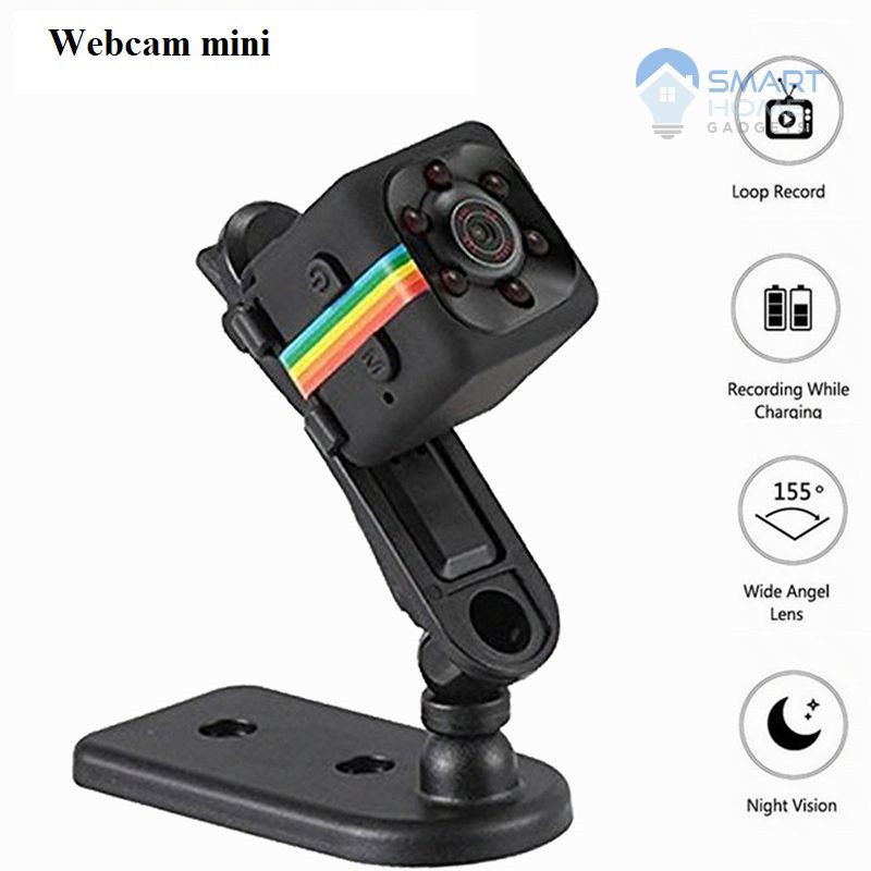 Webcam Siêu Nét 960P Cho Máy Tính, Kết Nối Qua Cổng USB, Webcam Độ Phân Giải Cao Kèm Pin 200 mAh