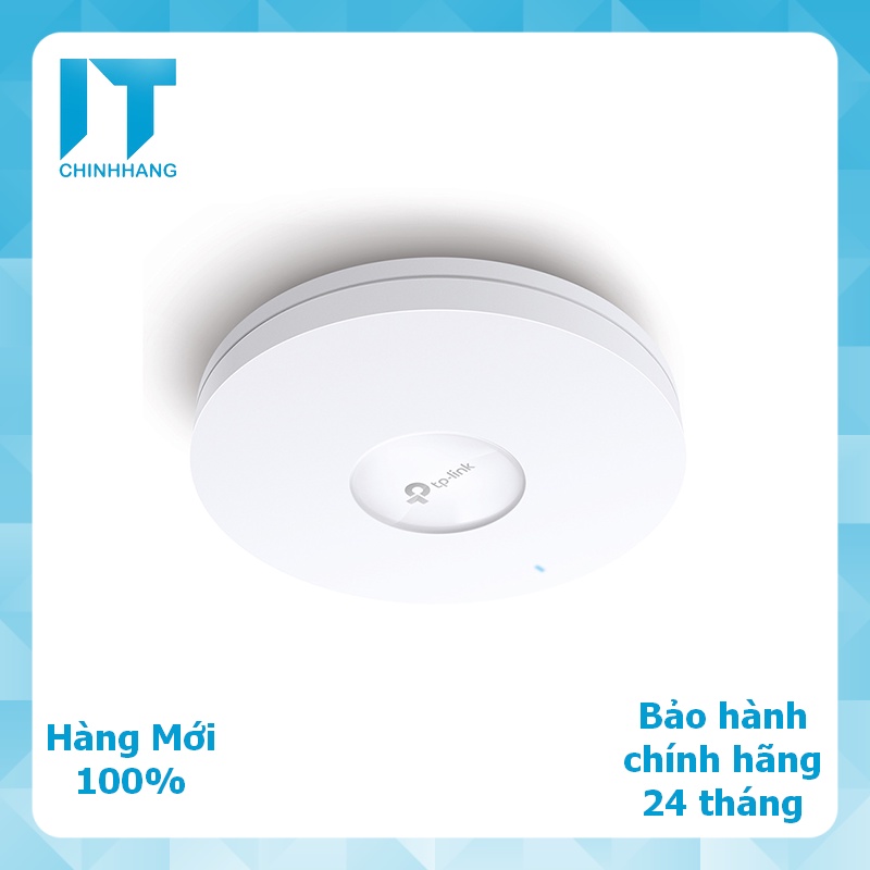 Bộ Phát Access Point TP-Link EAP620HD Gắn Trần Wi-Fi Băng Tần Kép AX1800  - Hàng Chính Hãng