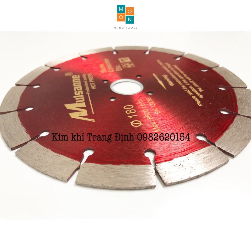 Lưỡi Cắt Bê Tông MULSANNE 180mm SIÊU BỀN