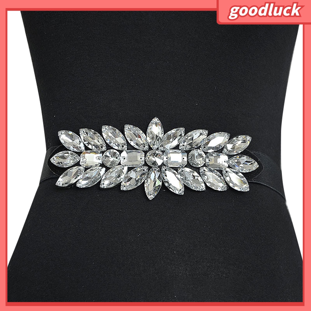 Thắt lưng co giãn đính đá cho nữ