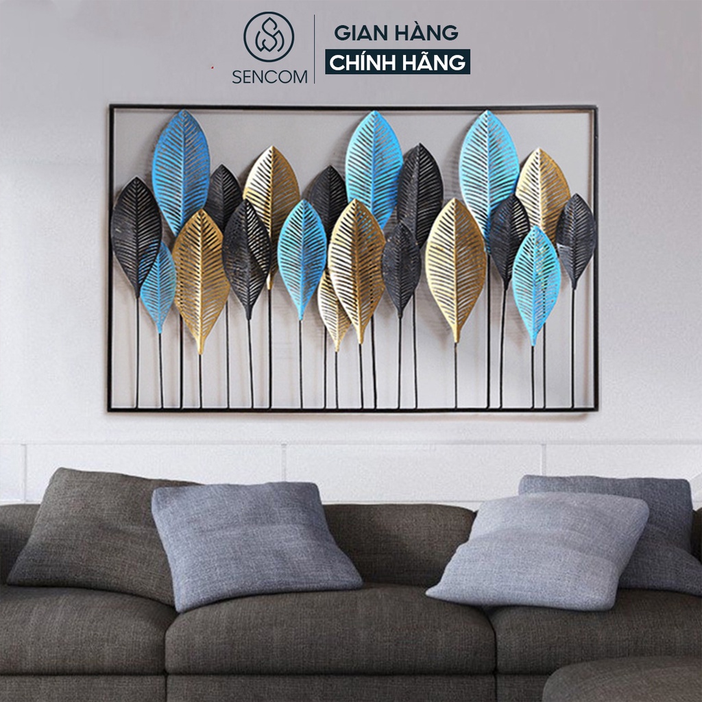 Tranh sắt treo tường nghệ thuật SENCOM đồ vật decor trang trí nhà cửa mã 393