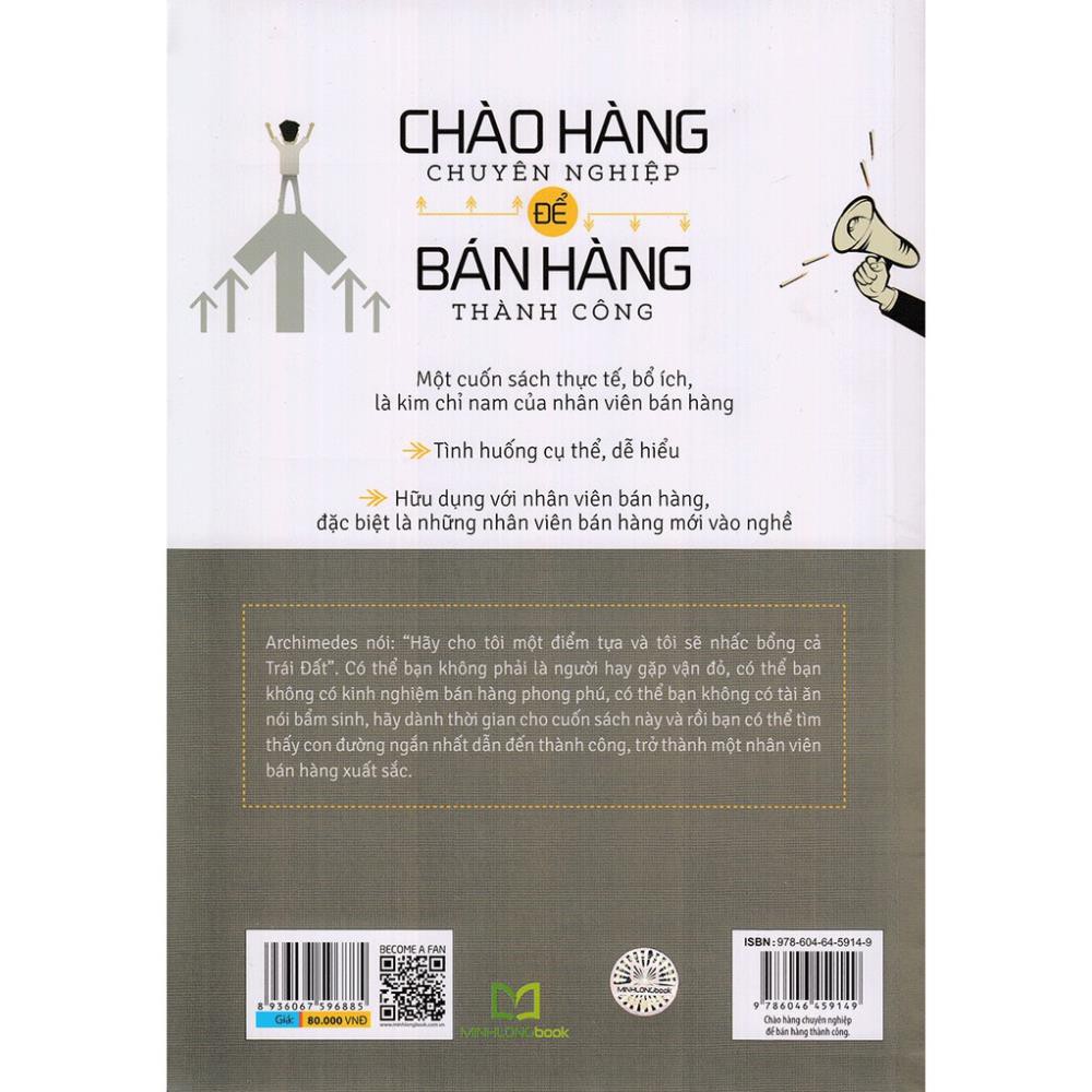 Sách Minh Long - Chào hàng chuyên nghiệp để bán hàng thành công