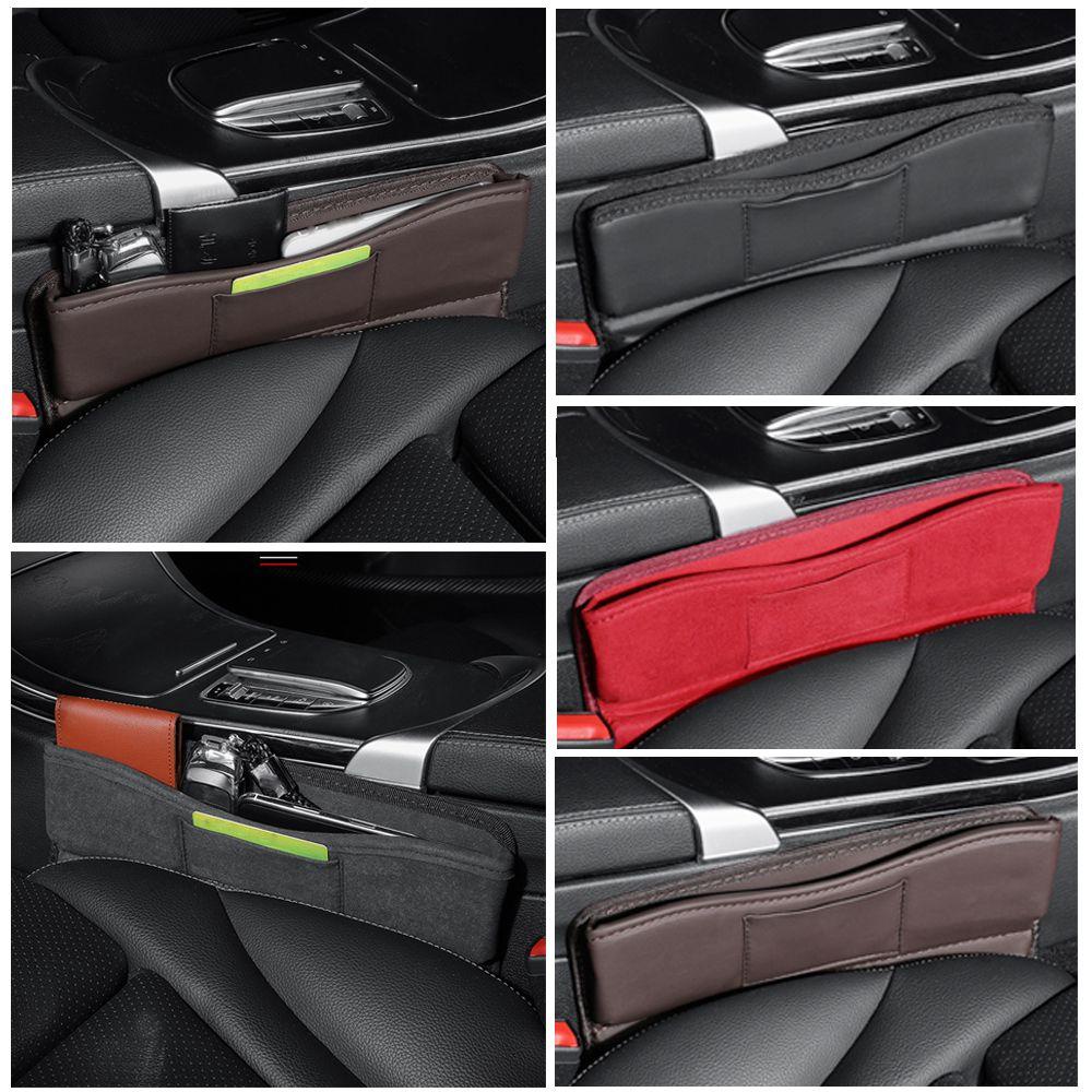 MYRONGVN Giá Đỡ Điện Thoại Bằng Da PU Sắp Xếp Gọn Gàng Thông Dụng Cho Xe Hơi