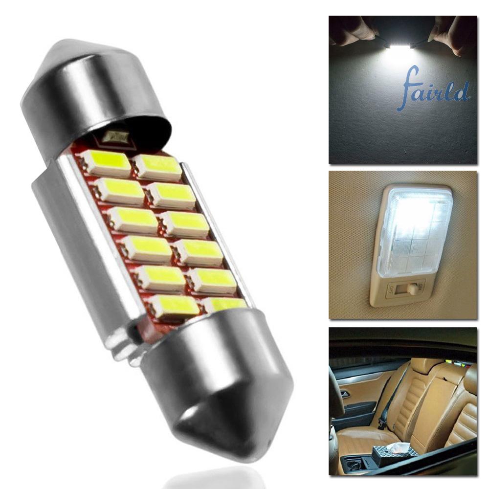 Đèn LED C5W C10W 4014 80LM 6500K điện áp 12V siêu sáng thay thế cho xe hơi