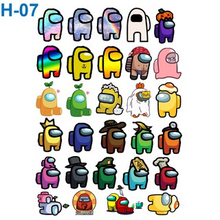 Sticker/ Hình dán Game Among Us ( Nhiều mẫu)