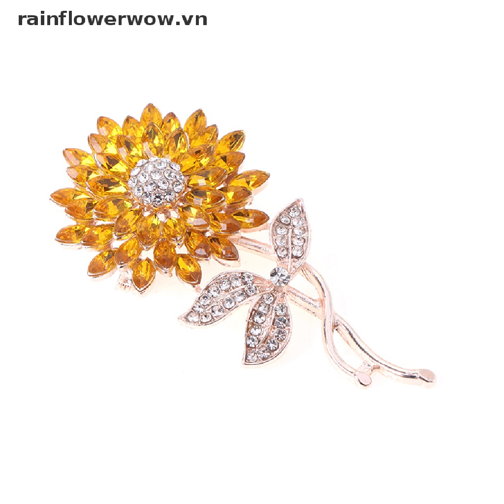 1 Ghim Cài Áo Hình Hoa Hướng Dương Thời Trang Dành Cho Nam Và Nữ