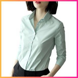 Áo Sơ Mi Nữ Dài Tay, Sơ Mi Trắng Công Sở Dáng Chiết Eo Cực Đẹp, Chất Vải Kate Mềm Đẹp Form Chuẩn Moon.My | BigBuy360 - bigbuy360.vn