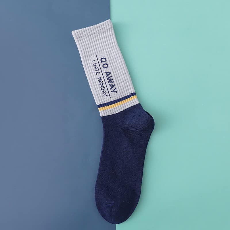 Combo 5 đôi tất cao cổ họa tiết thời trang