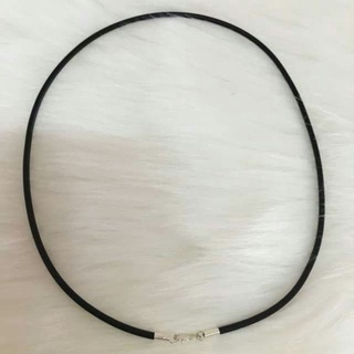 dây cao su bọc bạc 3mm cho nữ