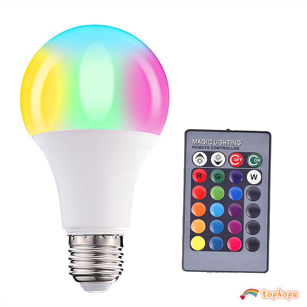 Đèn LED thông minh E27 RGB kèm bộ điều khiển từ xa