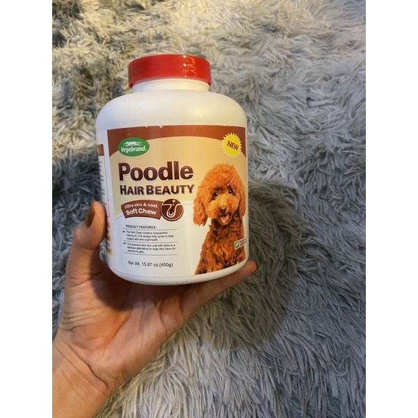 [Mã 252FMCGSALE giảm 8% tối đa 100k đơn 500K] Viên dưỡng lông poodle hair beauty [ MUA MỘT TẶNG MỘT] rách hộp giấy ngoài