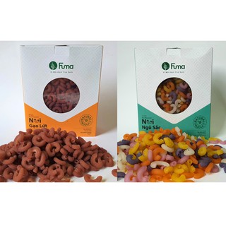 Combo 2 hộp nui ngũ sắc và nui gạo lứt của làng bột Sa Đéc