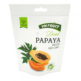 Đu đủ sấy dẻo vnfruit - gói 500gram