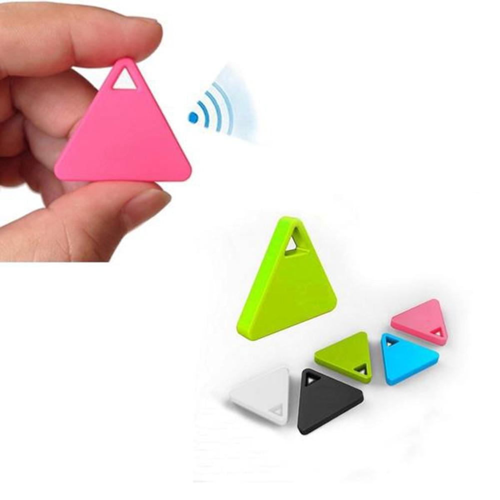 Màu tùy chọn GPS Mini Tag Smart Tracker Bluetooth Wallet Key Finder Định vị Báo động Pet Child Triangle 15M