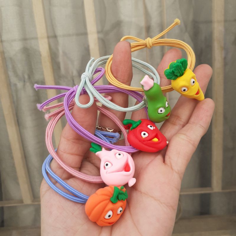 Cột tóc rau củ siêu cưng (được chọn mẫu)