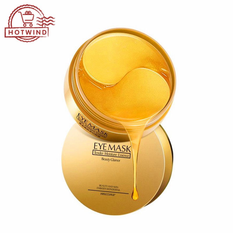 [Hàng mới về] Bộ 30 cặp mặt nạ mắt vàng 24K giúp dưỡng ẩm chống lão hóa tiện lợi