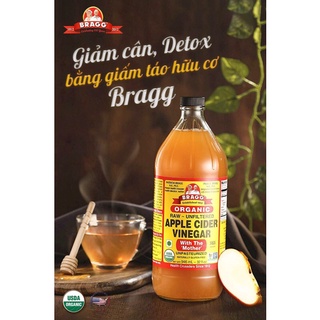 Giấm táo hữu cơ Bragg 473ml