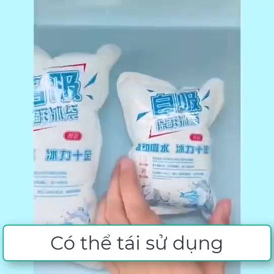 Túi đá gel khô Bảo quản thực phẩm - Không chảy nước - Giữ lạnh thực phẩm, đồ ăn | BigBuy360 - bigbuy360.vn