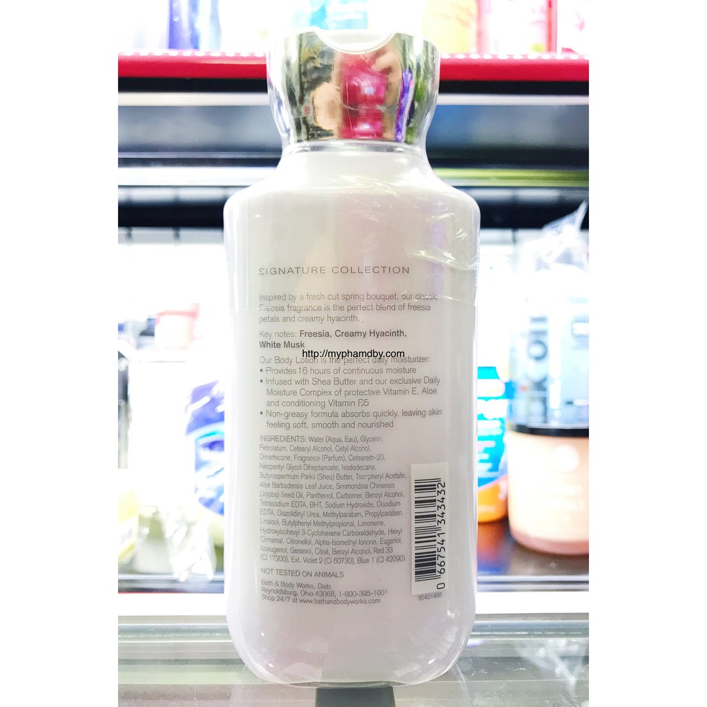 Sữa dưỡng thể Bath &amp; Body Works Freesia Body Lotion 236 ml - 8 fl oz