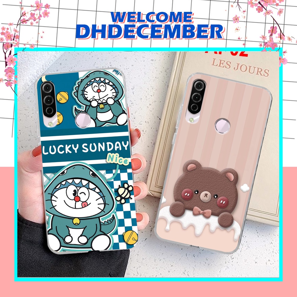 Ốp lưng Vsmart JOY 3 in hình gấu K@ws, gấu nâu, dor@emon RẺ- ĐẸP- BỀN