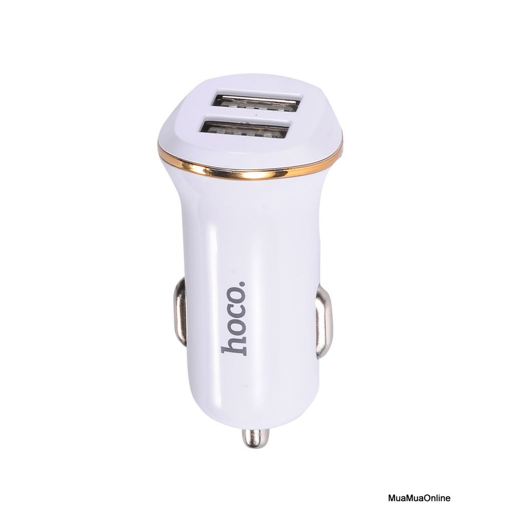 Cóc Sạc Xe Hơi Hoco Z1 2 Cổng Usb