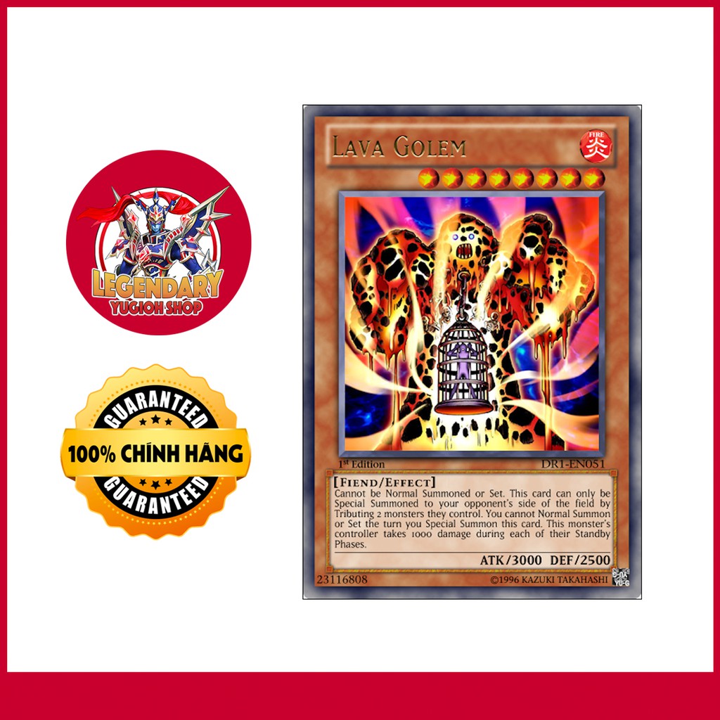 Thẻ Bài Yugioh Chính Hãng] Lava Golem