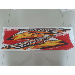 Bộ tem xe WAVE thái 100 đời 2004 màu vàng lửa