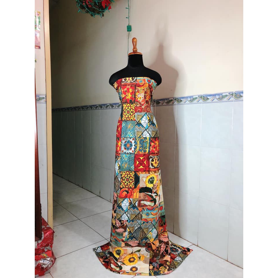 Vải áo dài cô ba Mango