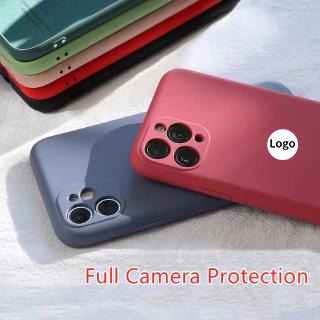 Ốp điện thoại silicon mềm màu trơn bảo vệ ống kính máy ảnh thích hợp cho iPhone 12 13 Pro Max 12 13
