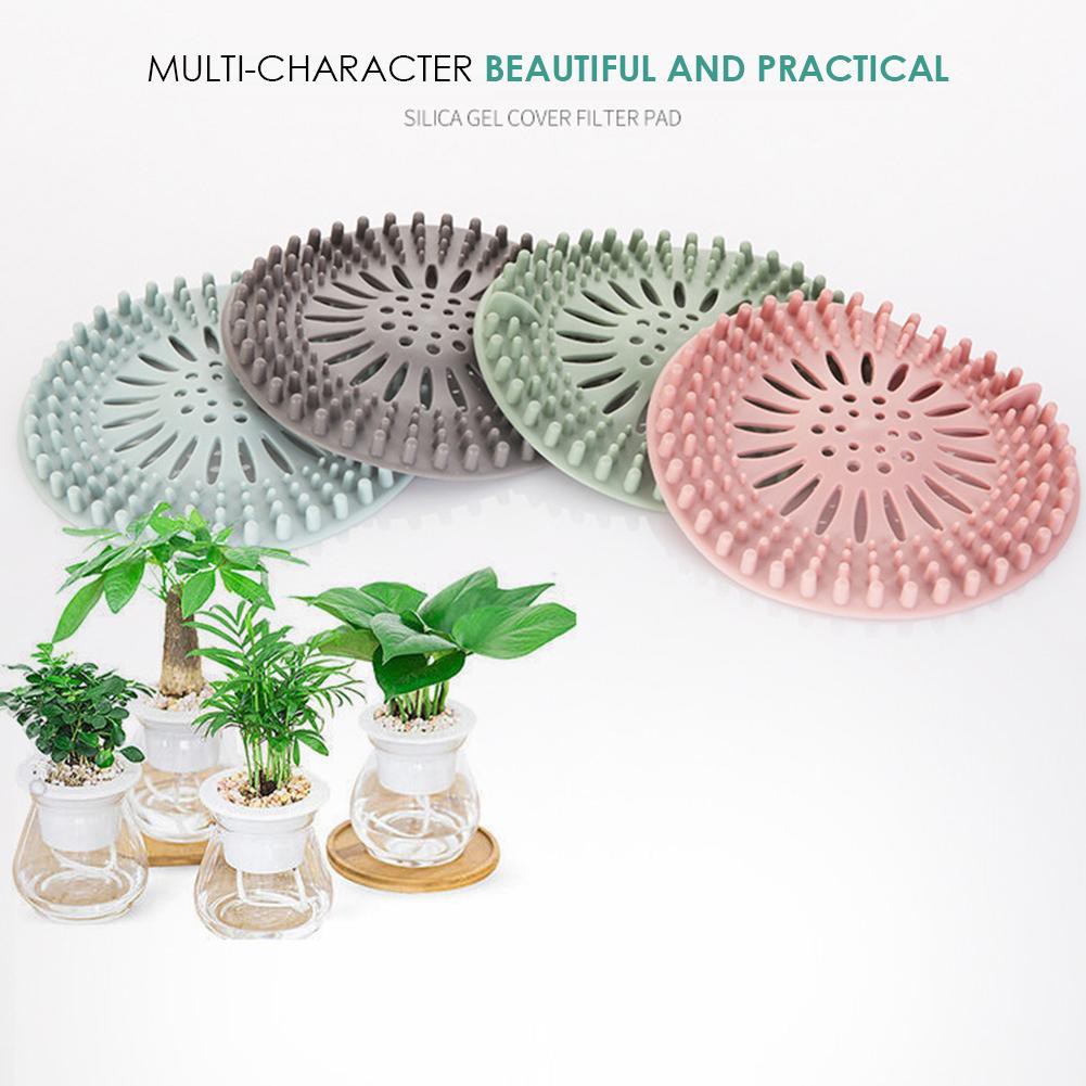 Silicone chìm Lọc lọc nước Ngăn chặn sàn Xả tóc Bồn tắm cắm | BigBuy360 - bigbuy360.vn