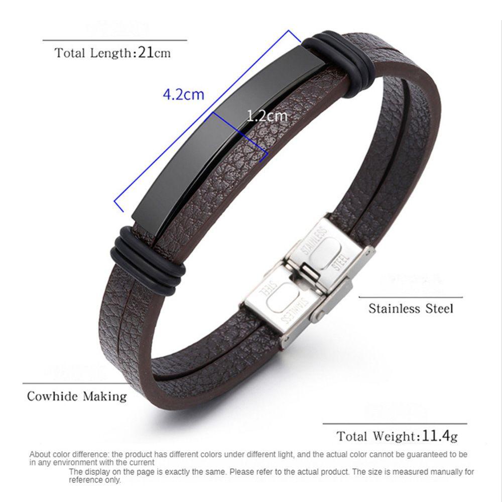 Vòng Đeo Tay Bằng Thép Không Gỉ Phong Cách Hip Hop Cá Tính Cho Nam Và Nữ