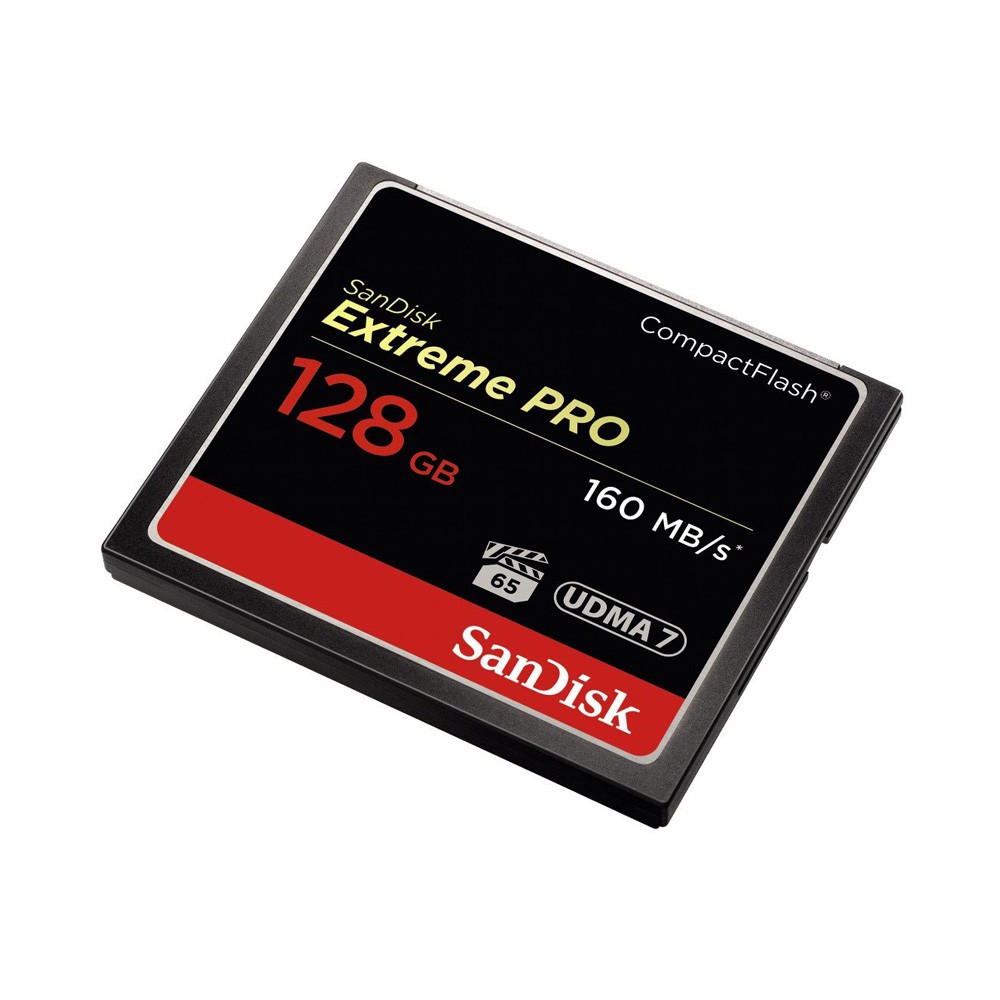 [Mã 55ELSALE1 giảm 7% đơn 300K] Thẻ Nhớ CompactFlash (CF) SanDisk Extreme Pro 128GB 1067X SDCFXPS-128G-X46