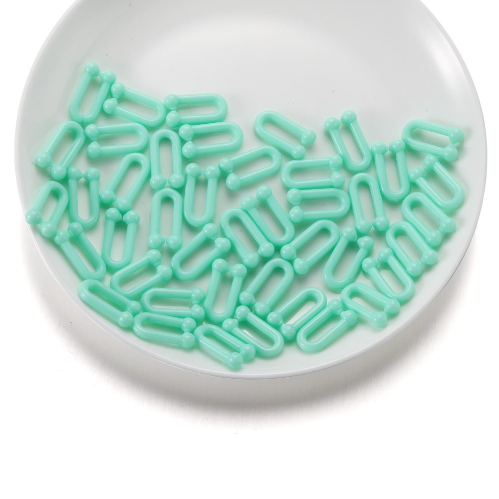 Bộ 50/100 nút nhựa hình chữ u St.kunkka chuyên dụng cho diy