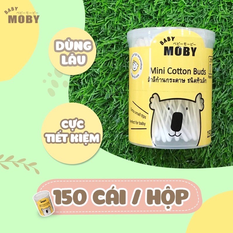 Tăm Bông Cho Bé Moby Nhập Khẩu Thái Lan