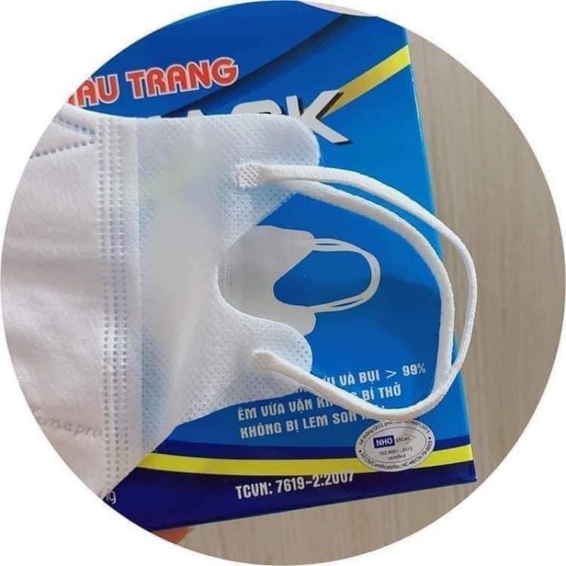 Combo 10 hộp 100 cái khẩu trang 5D mask chính hãng Nam anh